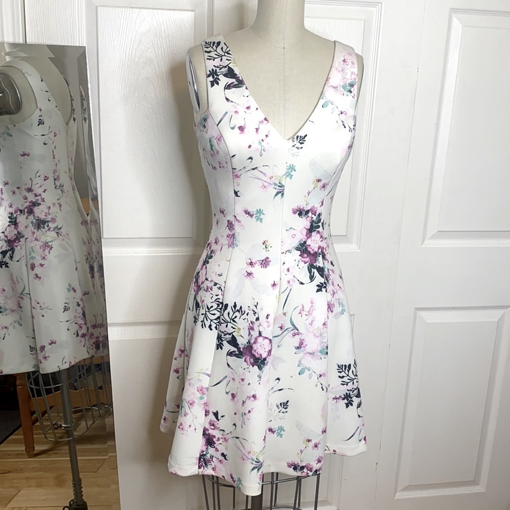 Scuba Knit A Line Haliee Dress Size 4